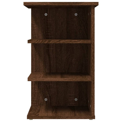 vidaXL Étagère d'appoint Chêne marron 35x35x55 cm Bois d'ingénierie
