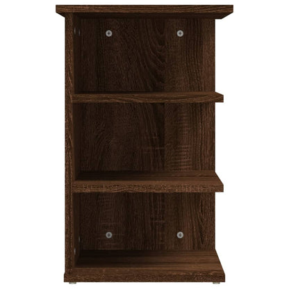 vidaXL Étagère d'appoint Chêne marron 35x35x55 cm Bois d'ingénierie