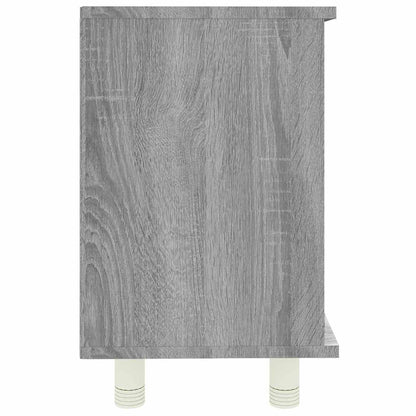 vidaXL Badschrank Grau Sonoma 60x32x53,5 cm Holzwerkstoff