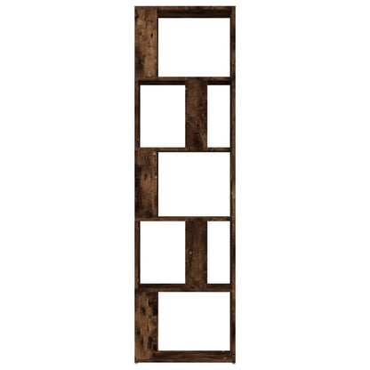 vidaXL Bücherregal Räuchereiche 45x24x160 cm Holzwerkstoff
