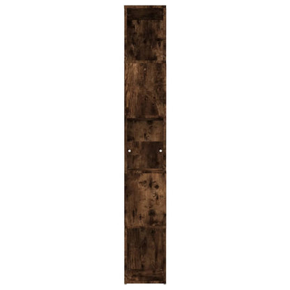 vidaXL Bücherregal Räuchereiche 45x24x160 cm Holzwerkstoff