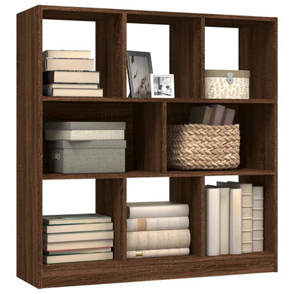 vidaXL Bücherregal Braun Eichen-Optik 97,5x29,5x100 cm Holzwerkstoff