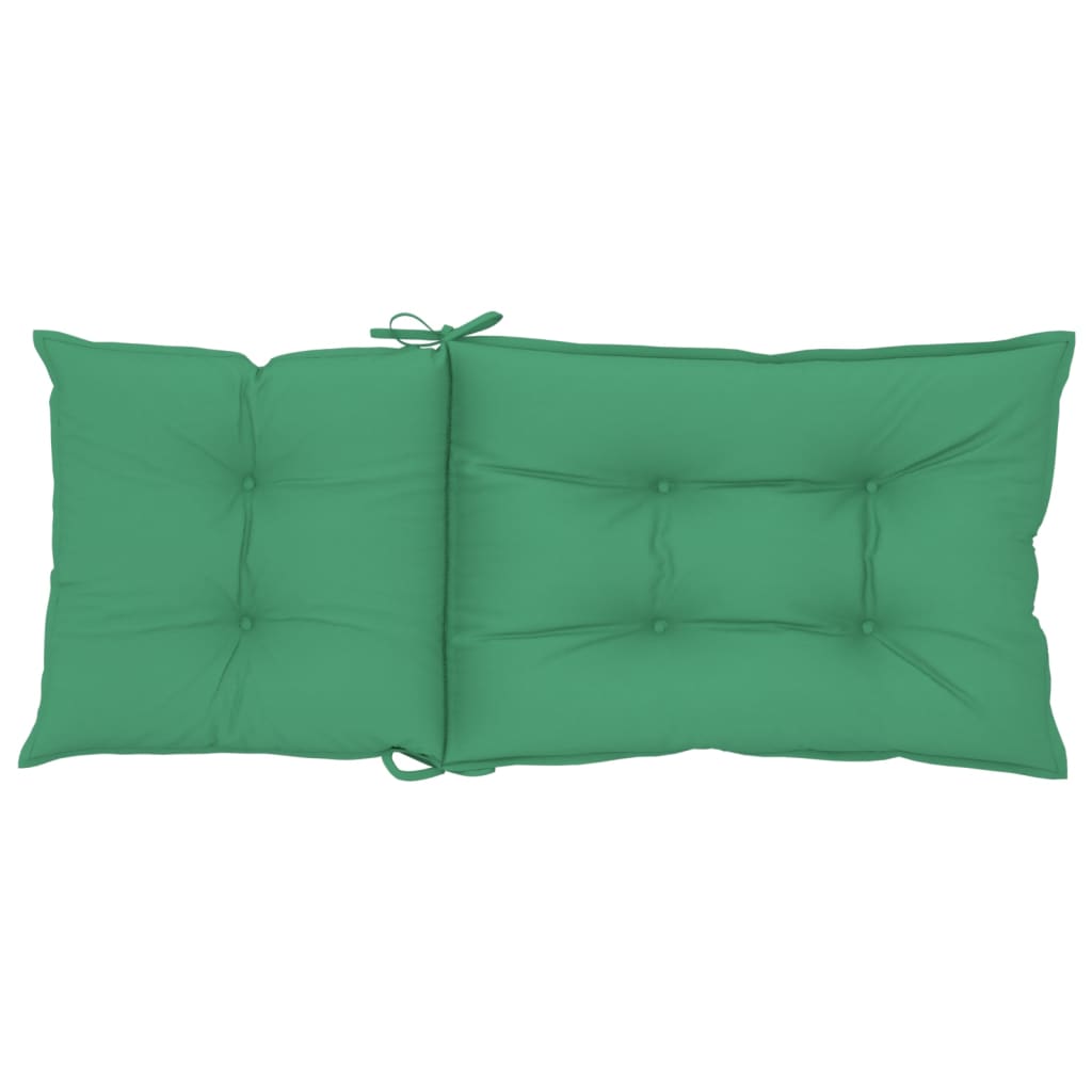 vidaXL Gartenstuhlauflagen für Hochlehner 6 Stk. Grün 120x50x7cm Stoff