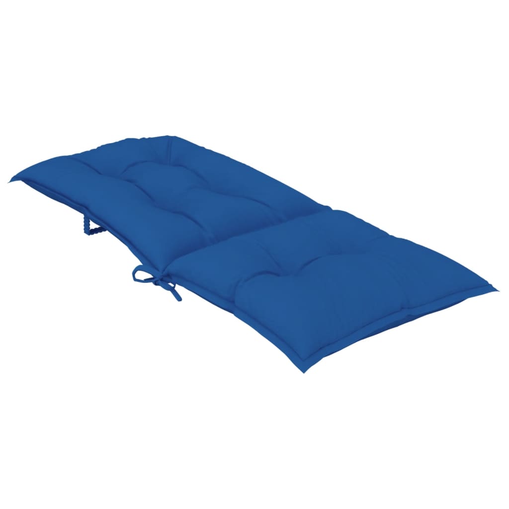 vidaXL Gartenstuhlauflagen für Hochlehner 6 Stk. Königsblau 120x50x7cm