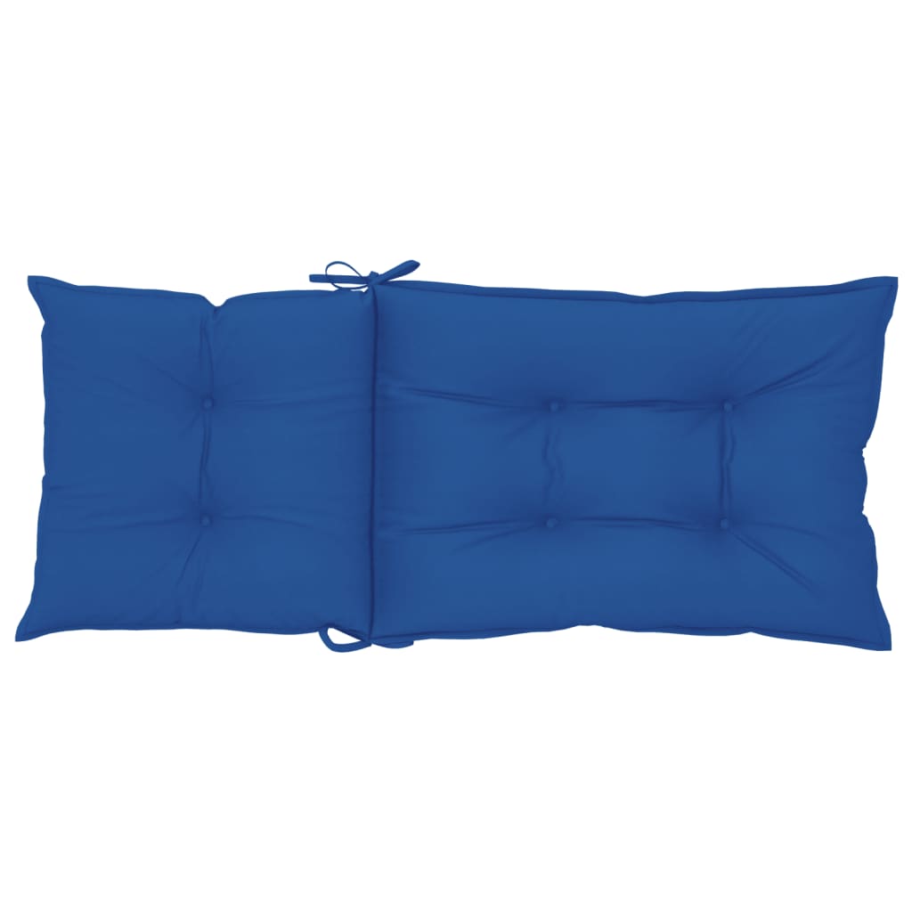 vidaXL Gartenstuhlauflagen für Hochlehner 6 Stk. Königsblau 120x50x7cm