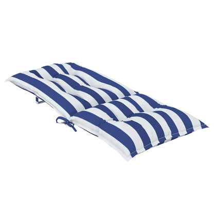 vidaXL Coussins de chaise de jardin pour dossiers hauts 6 pcs 120x50x7 cm Tissu