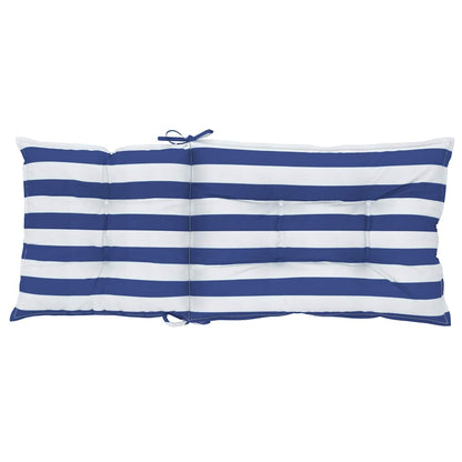 vidaXL Coussins de chaise de jardin pour dossiers hauts 6 pcs 120x50x7 cm Tissu