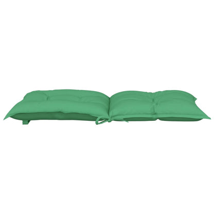 vidaXL Gartenstuhlauflagen für Niedriglehner 2 Stk. Grün 100x50x7 cm