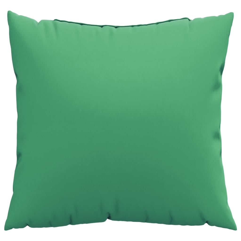 vidaXL Coussins de canapé 4 pcs Vert 40x40 cm Tissu