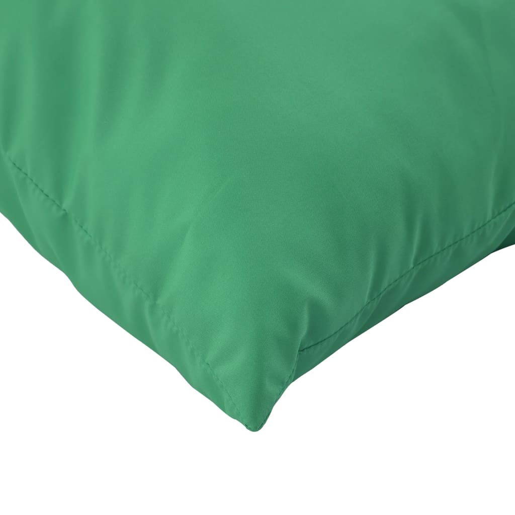 vidaXL Coussins de canapé 4 pcs Vert 40x40 cm Tissu
