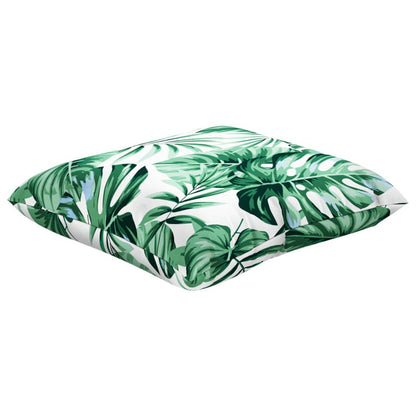 vidaXL Coussins de canapé 4 pcs Motif feuilles 40x40 cm Tissu