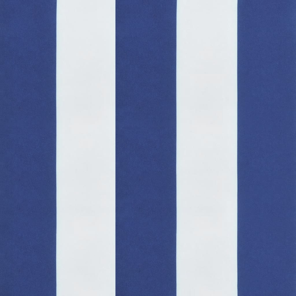 vidaXL Zierkissen 4 Stk. Blau und Weiß 40x40 cm Stoff