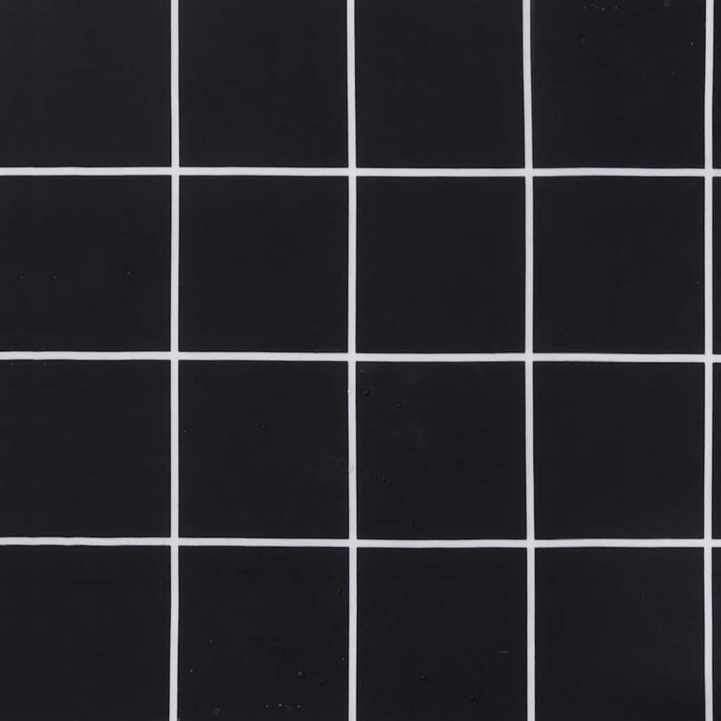 Streupillows 4 pcs Schwarz kariert 40 x 40 cm Polyesterstoff