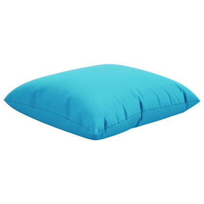 vidaXL Streupillows Uni 4 pcs Türkis 40 x 40 cm Polyesterstoff