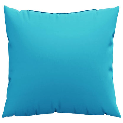 vidaXL Streupillows Uni 4 pcs Türkis 40 x 40 cm Polyesterstoff