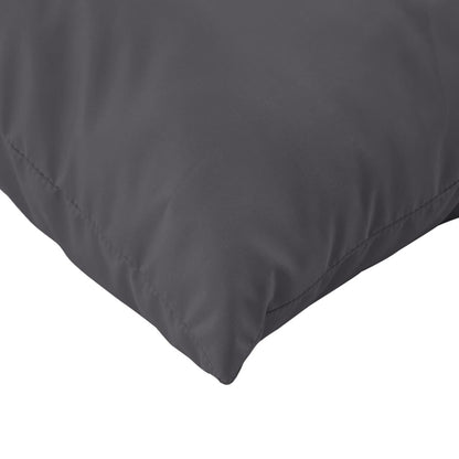 vidaXL Coussins de canapé 4 pcs Anthracite 50x50 cm Tissu