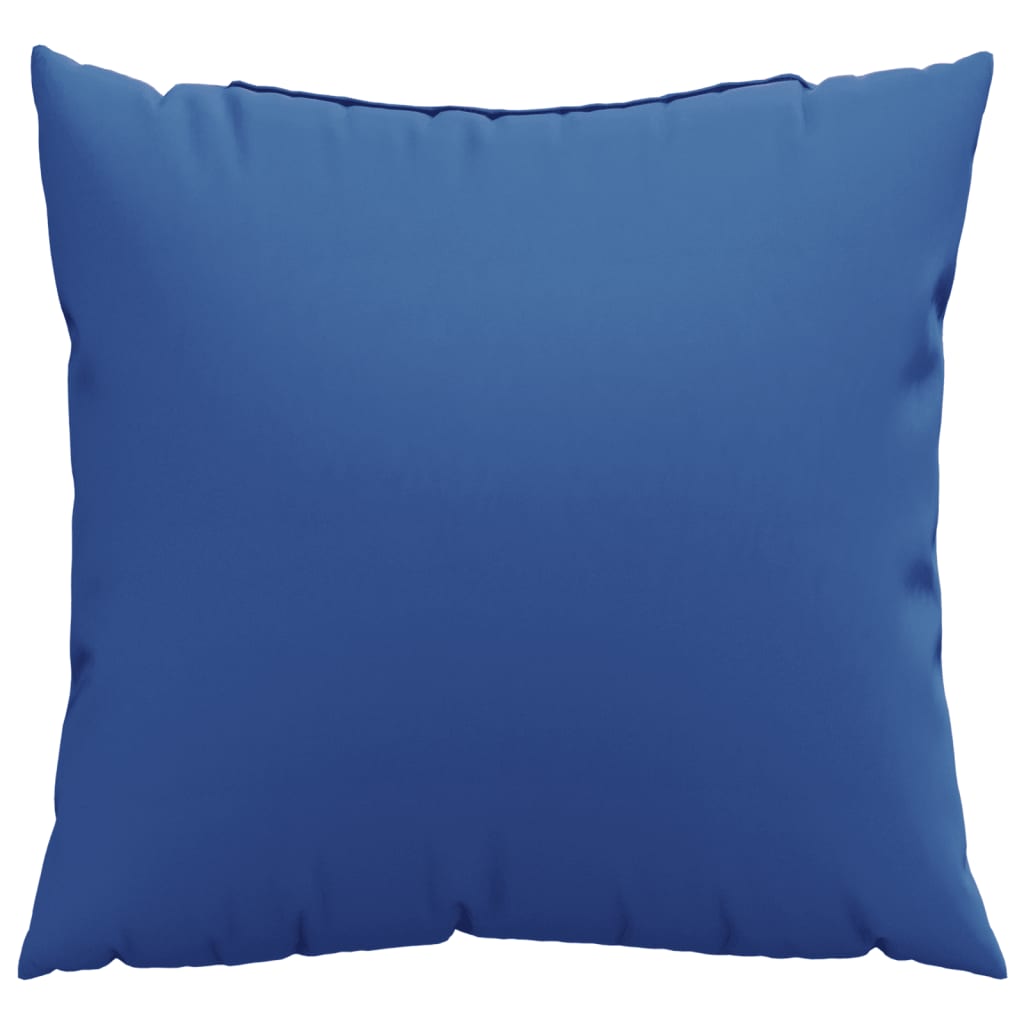 vidaXL Coussins de canapé 4 pcs Bleu roi 60x60 cm Tissu