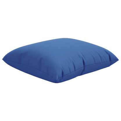 vidaXL Coussins de canapé 4 pcs Bleu roi 60x60 cm Tissu