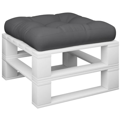 vidaXL Palettenkissen Anthrazit 50x50x12 cm Stoff