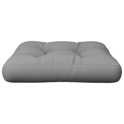 vidaXL Coussin de palette Gris 50x50x12 cm Tissu