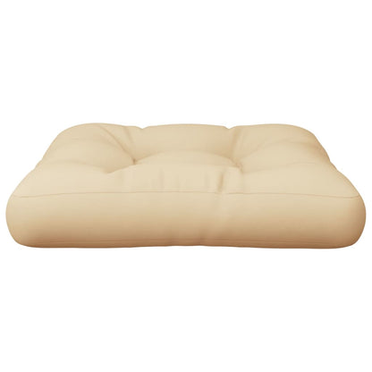 vidaXL Coussins de palette Beige 50x50x12 cm Tissu