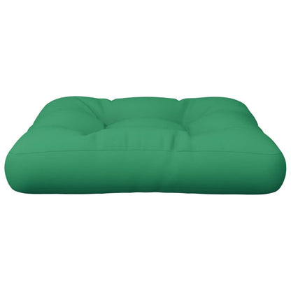 vidaXL Coussin de palette vert 50x50x12 cm Tissu