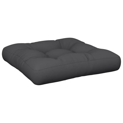 vidaXL Coussin de palette noir 50x50x12 cm Tissu