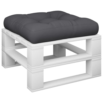 vidaXL Coussin de palette noir 50x50x12 cm Tissu