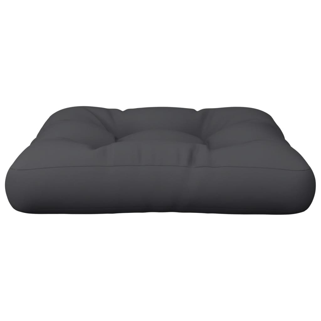 vidaXL Coussin de palette noir 50x50x12 cm Tissu