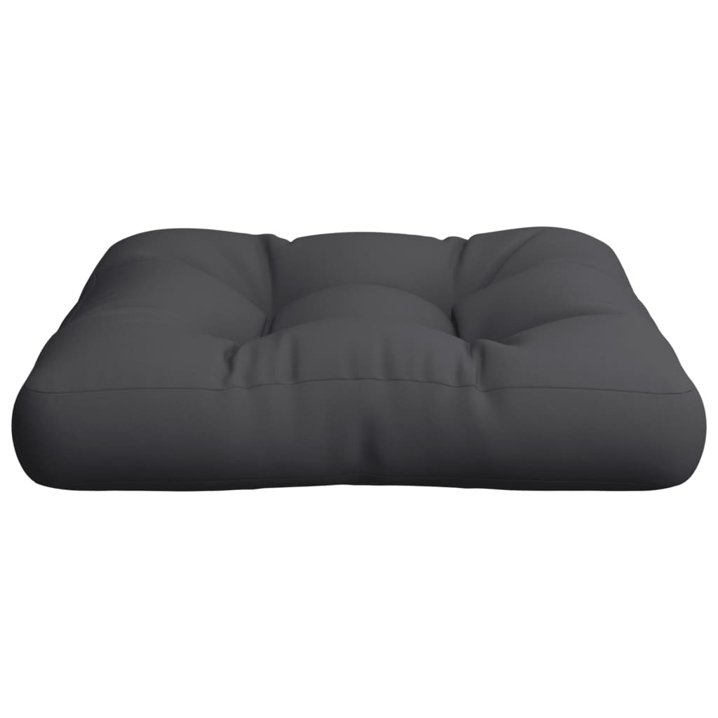 vidaXL Coussin de palette noir 50x50x12 cm Tissu