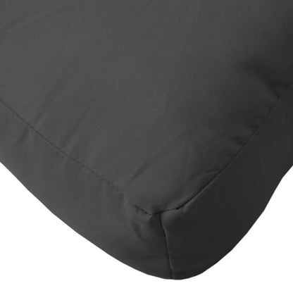 vidaXL Coussin de palette noir 50x50x12 cm Tissu