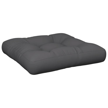 vidaXL Coussins de palette anthracite 60x60x12 cm Tissu