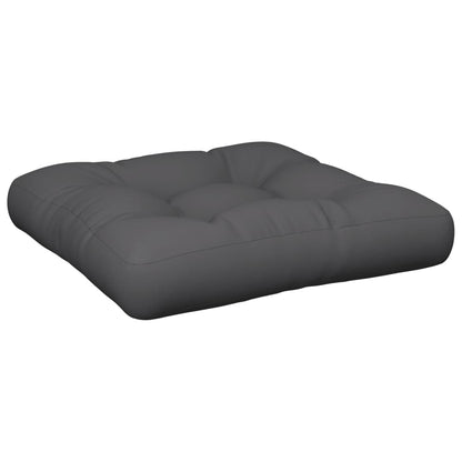 vidaXL Coussins de palette anthracite 60x60x12 cm Tissu