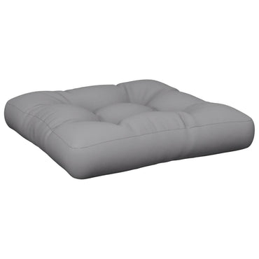 vidaXL Coussin de palette Gris 60x60x12 cm Tissu