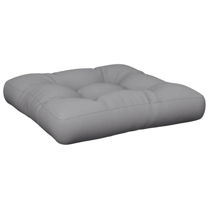 vidaXL Palettenkissen Grau 60x60x12 cm Stoff