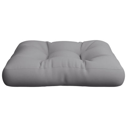 vidaXL Palettenkissen Grau 60x60x12 cm Stoff
