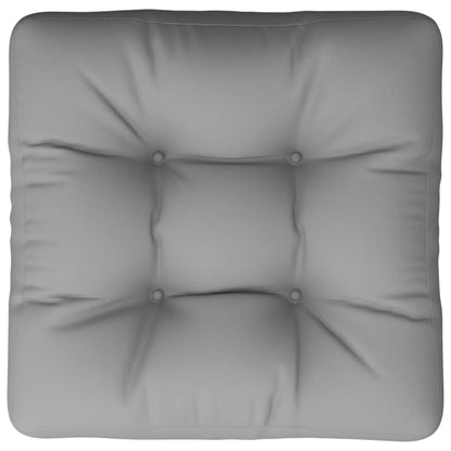 vidaXL Palettenkissen Grau 60x60x12 cm Stoff