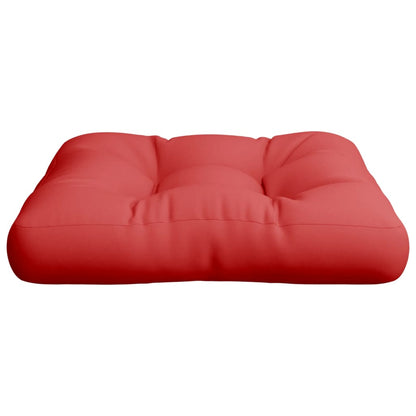 vidaXL Coussin de palette rouge 60x60x12 cm Tissu
