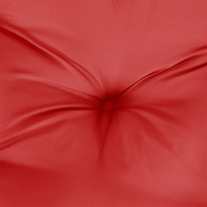 vidaXL Coussin de palette rouge 60x60x12 cm Tissu