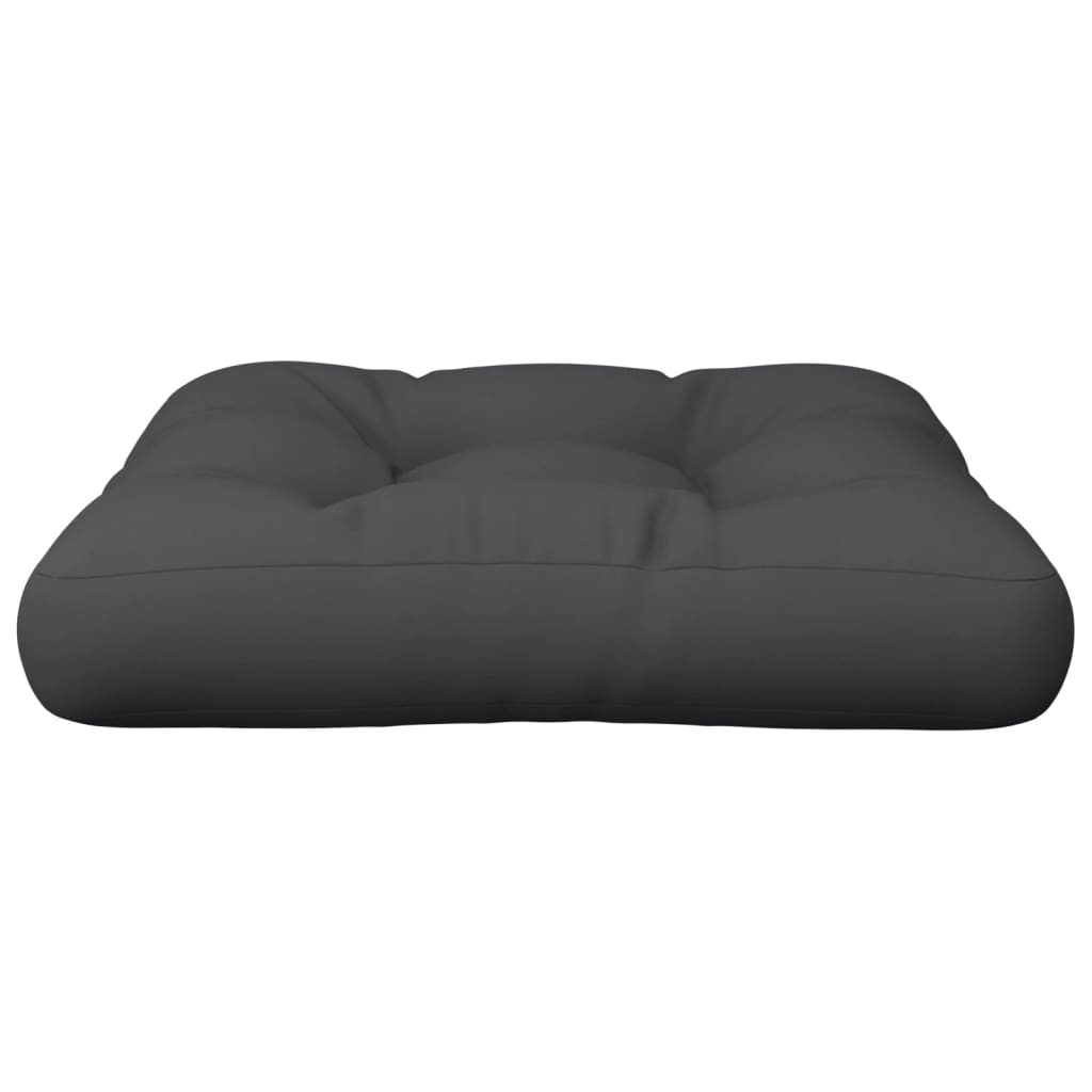 vidaXL Coussin de palette Noir 60x60x12 cm Tissu