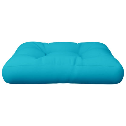 vidaXL Coussin de palette turquoise 60x60x12 cm Tissu