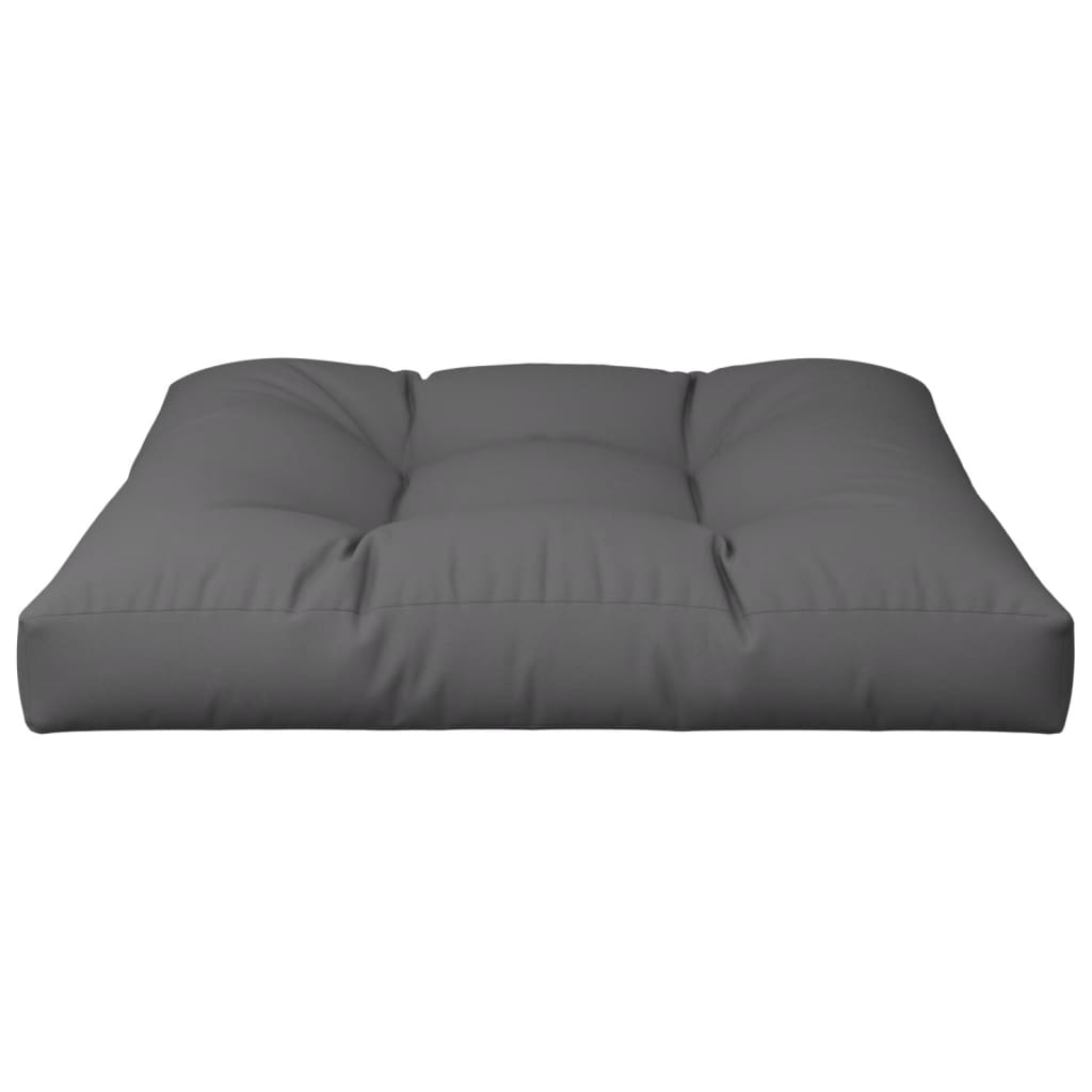 vidaXL Palettenkissen Anthrazit 70x70x12 cm Stoff