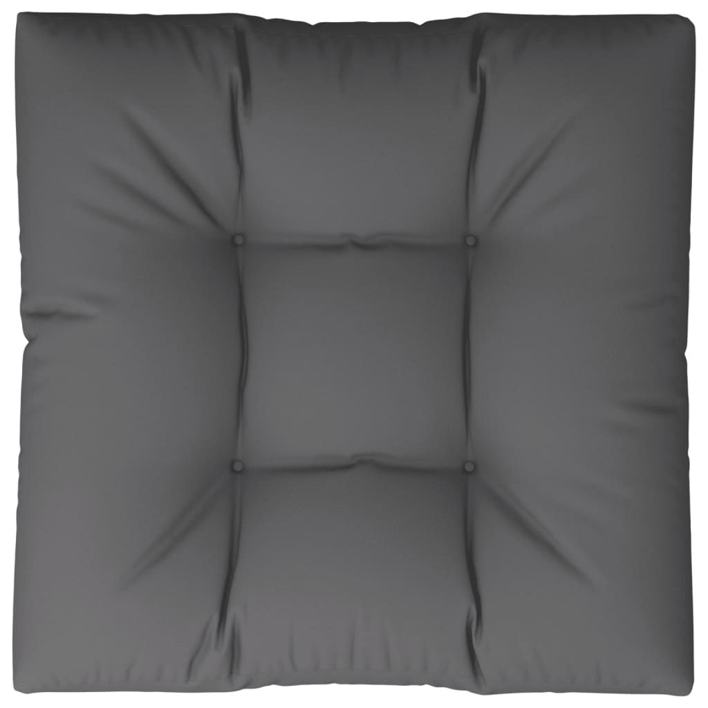 vidaXL Palettenkissen Anthrazit 70x70x12 cm Stoff