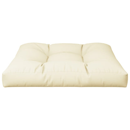 vidaXL Coussin de palette crème 70x70x12 cm Tissu