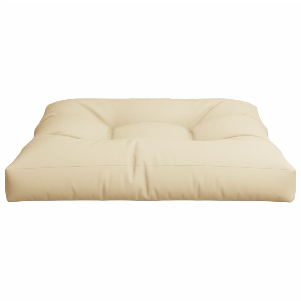 vidaXL Coussins de canapé en palette Beige 70x70x12 cm