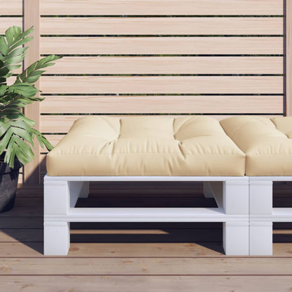 vidaXL Coussins de canapé en palette Beige 70x70x12 cm