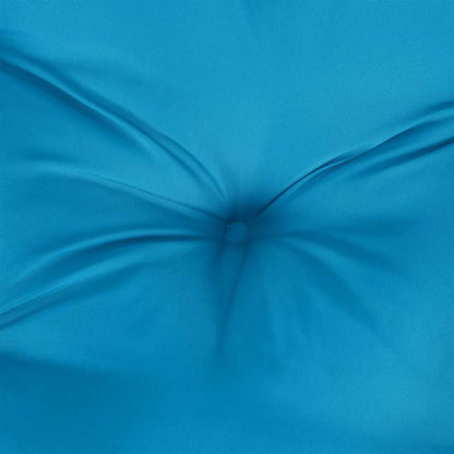 vidaXL Coussin de palette bleu 70x70x12 cm Tissu