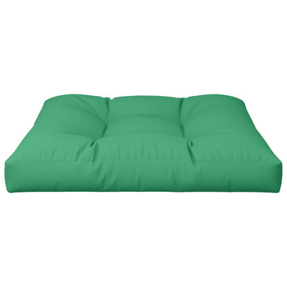 vidaXL Coussin de palette vert 70x70x12 cm Tissu