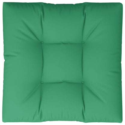 vidaXL Coussin de palette vert 70x70x12 cm Tissu