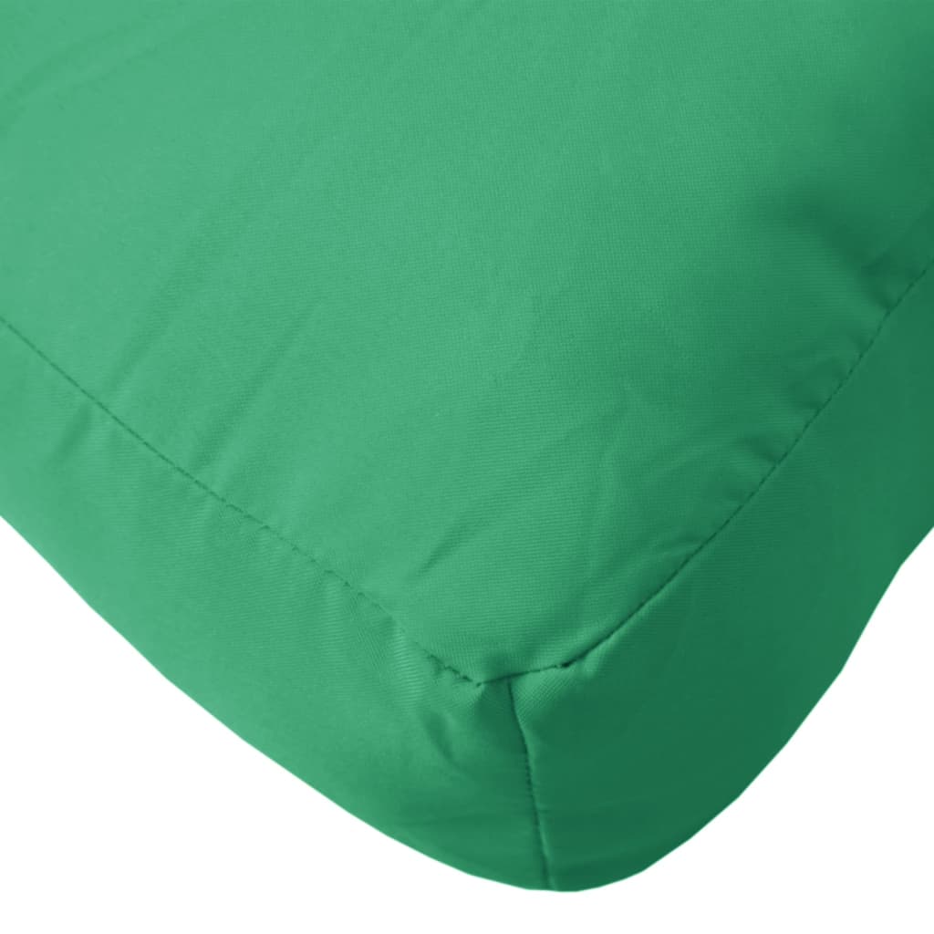 vidaXL Coussin de palette vert 70x70x12 cm Tissu